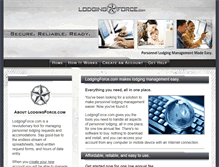 Tablet Screenshot of lodgingforce.com